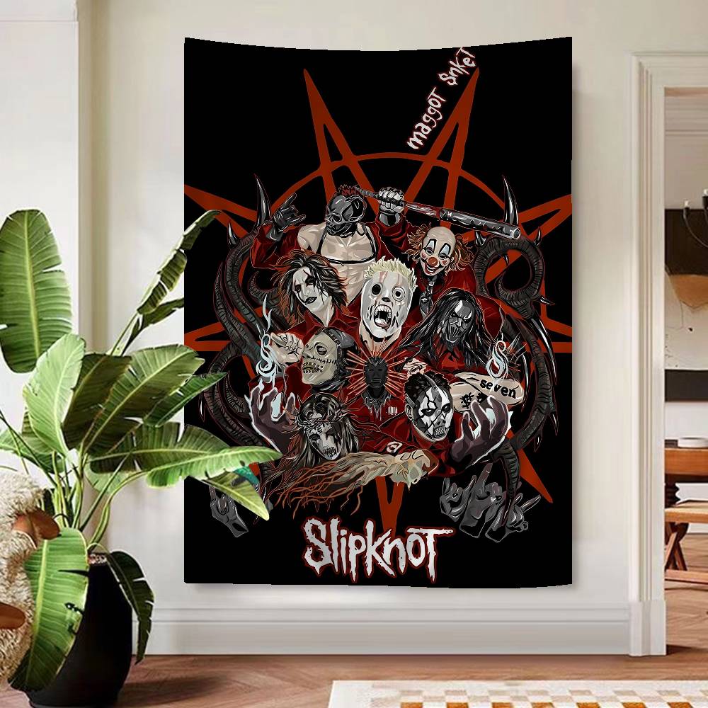 Группа Rap SSlipknot Мультяшный Гобелен Настенное Украшение Домашний Декор