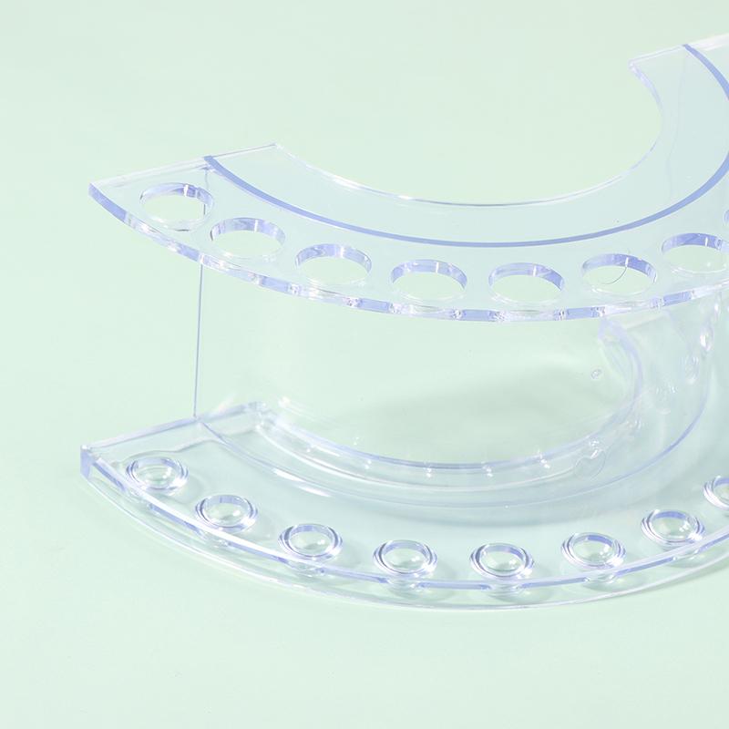 Подставка для тюбика с кистью для бровей, держатель для хранения кистей для ресниц, пинцет, держатель для помады, акриловая подставка для ручек, косметические инструменты