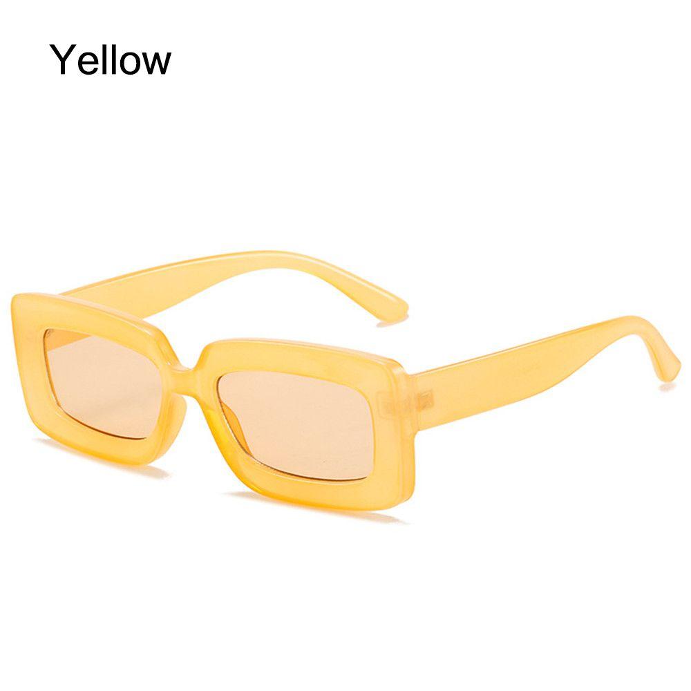 Vintage Ladies Eyewear Big Frame Shades Women's Sunglasses Men Sun Glasses Rectangle Sunglasses