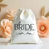 Невеста, Детка, Льняной пучок с карманами, Украшения для свадебной вечеринки, Свадебные сувениры, Сумки для хранения, Свадебные принадлежности, Доступны в различных размерах
