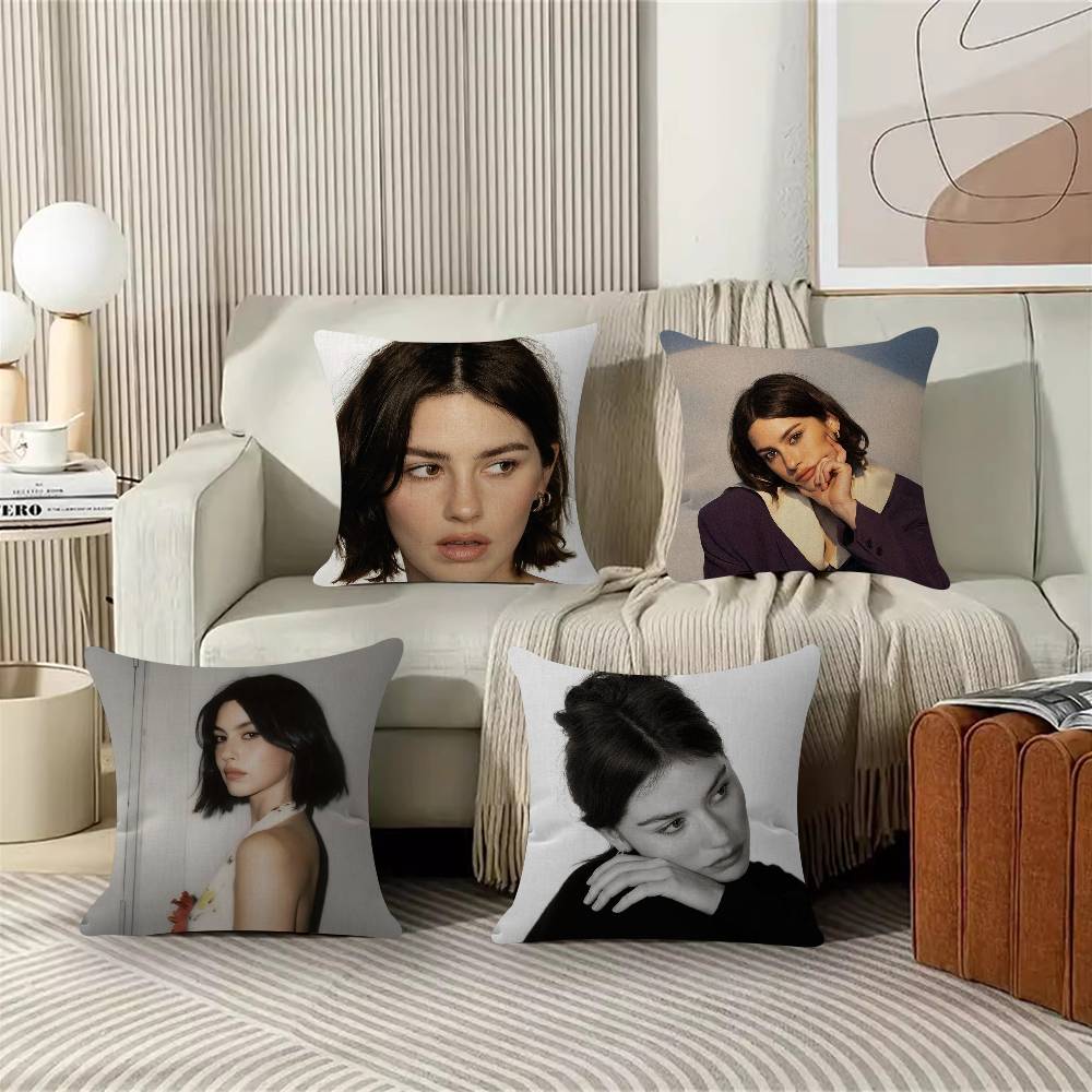 Singer GGracies Abrams Cushion Cover Car Throw Pillow Case For Sofa Car Christmas Gift 40x40cm 45x45cm