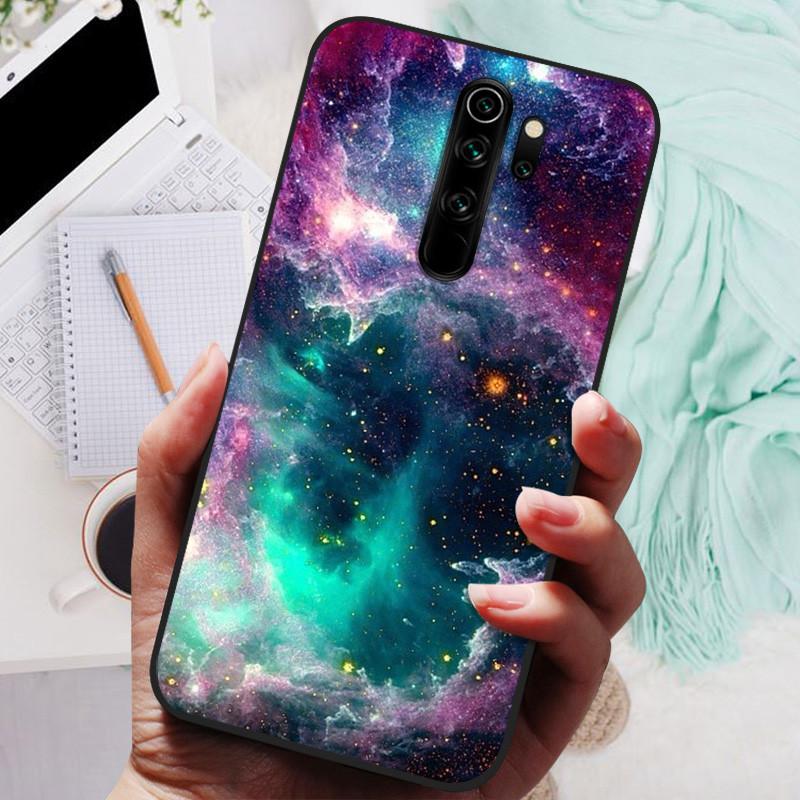 Чехол для телефона Xiaomi Redmi Note 8 Pro, силиконовый, милый, черный бампер, мягкий ТПУ, чехол-бампер для Redmi Note8 Pro 8Pro, задняя крышка, Fundas