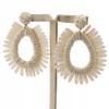 Lightweight Straw Earrings For Summer