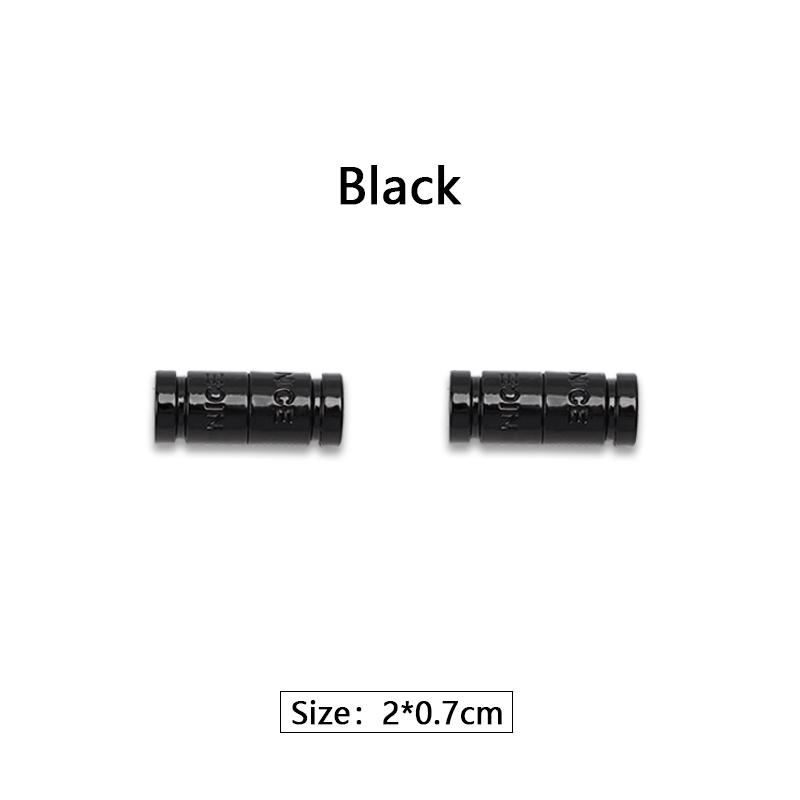 1 пара эластичных шнурков, красивые металлические капсульные замки-застежки, шнурки без завязывания, застежки, ленивые шнурки без завязывания, украшения, аксессуары для обуви