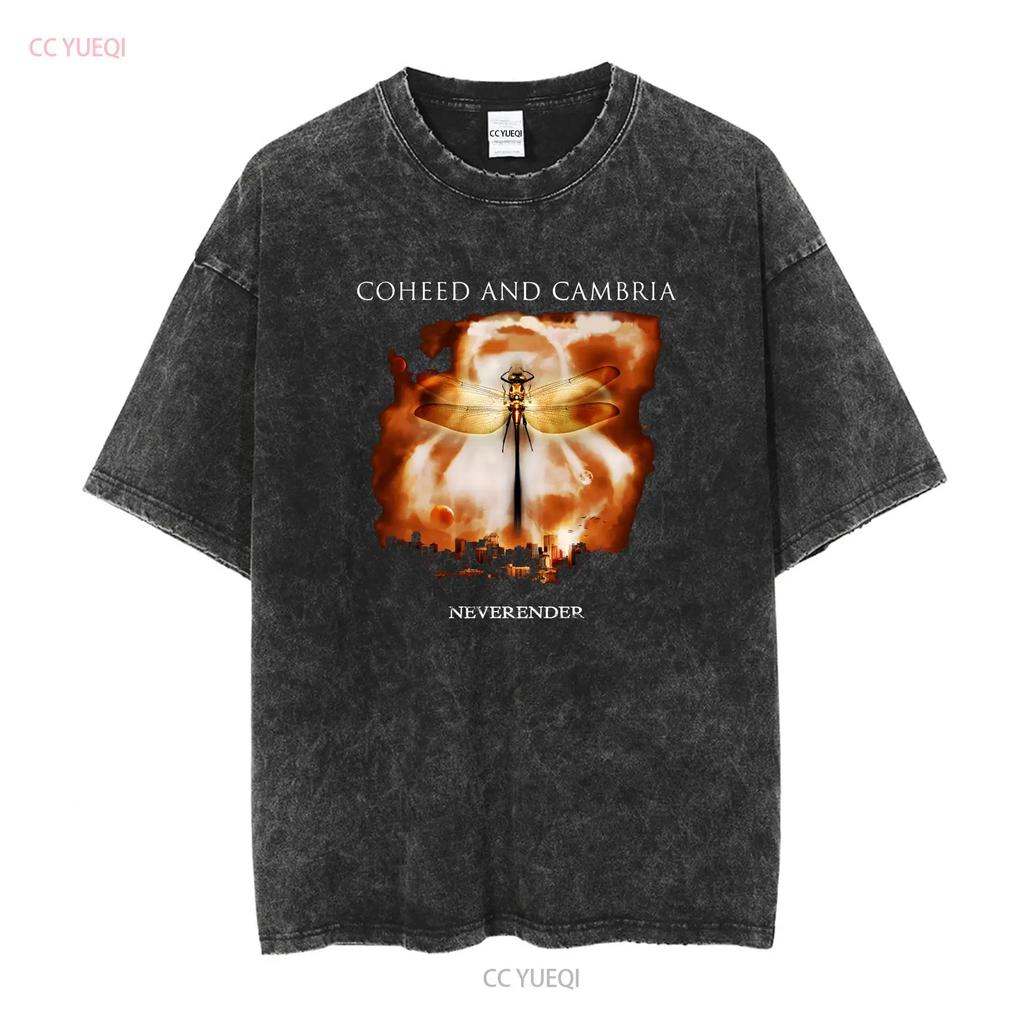 COHEED AND CAMBRIA NEVERENDER Футболка Хлопок S 5XL BO567 винтажная Стирка Графический мужской Унисекс Повседневный Универсальный Эластичный