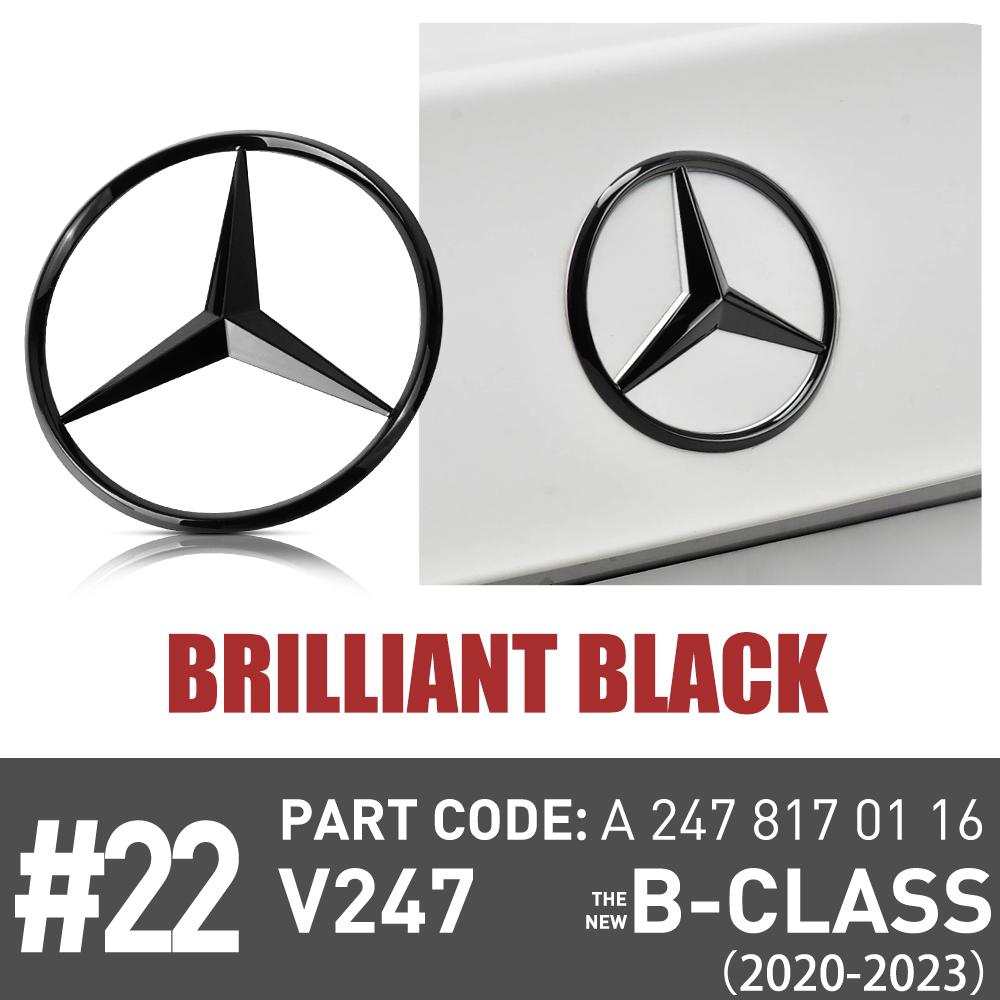 Car Original Rear Logo Badge Stickers Auto Tail Emblem Refit Accessories for Mercedes-Benz V247 New B Class 2020 2021 2022 2023