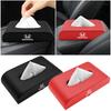 1pcs Car Tissue Box Holder Armrest Box Storage Case Emblem for Civic Xrv Hrv Crv Brv City Accord Fit Jazz Insight Pilot Passport Stepwgn