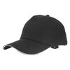 Safe Bump Cap Adjustable Baseball Hat ABS Inner Breathable Cotton Lightweight Work Hat Black