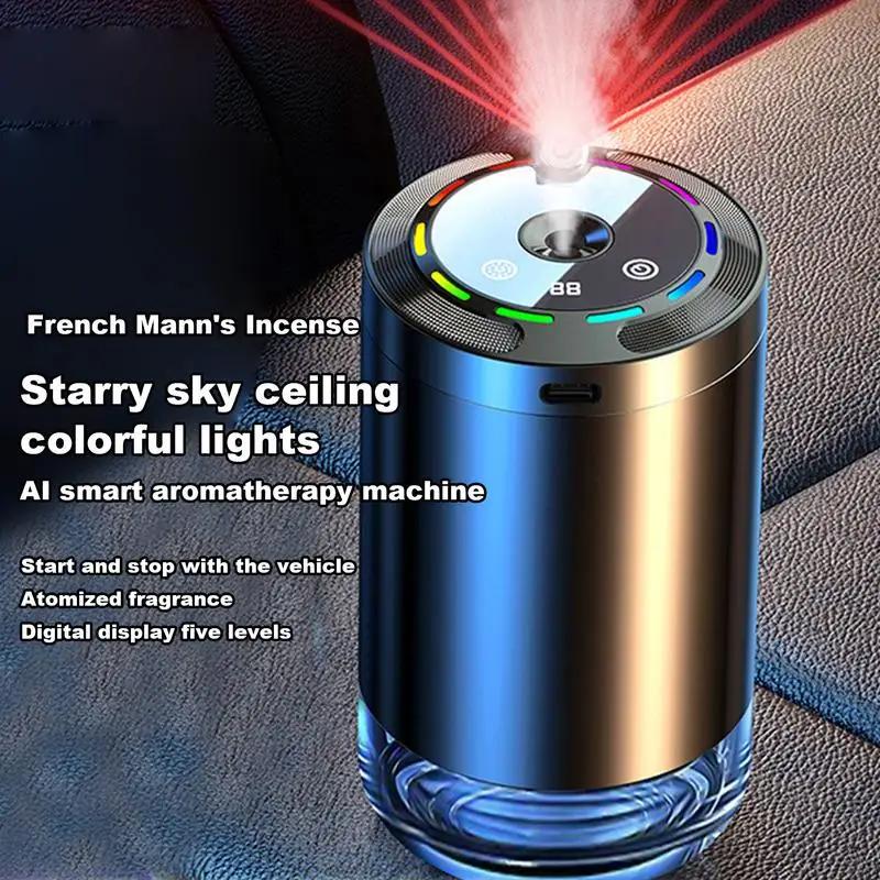 Автомобильный ароматизатор, 5 режимов, небольшой увлажнитель воздуха, долговечный автомобильный диффузор, устранитель запахов в автомобиле, для комнаты, домашнего офиса