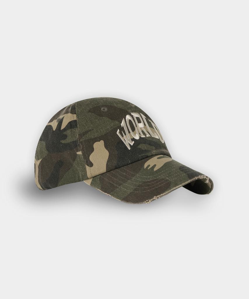 Кепка с вышивкой Woldeudillema World (Camo)