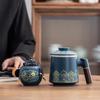 Ceramic Office Mug & Tea Caddy Gift Set