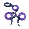 Поводок для средней и крупной собаки, двойной поводок для двух собак, светоотражающий, одинарный, для 2, 3, 4, 5, 6 собак