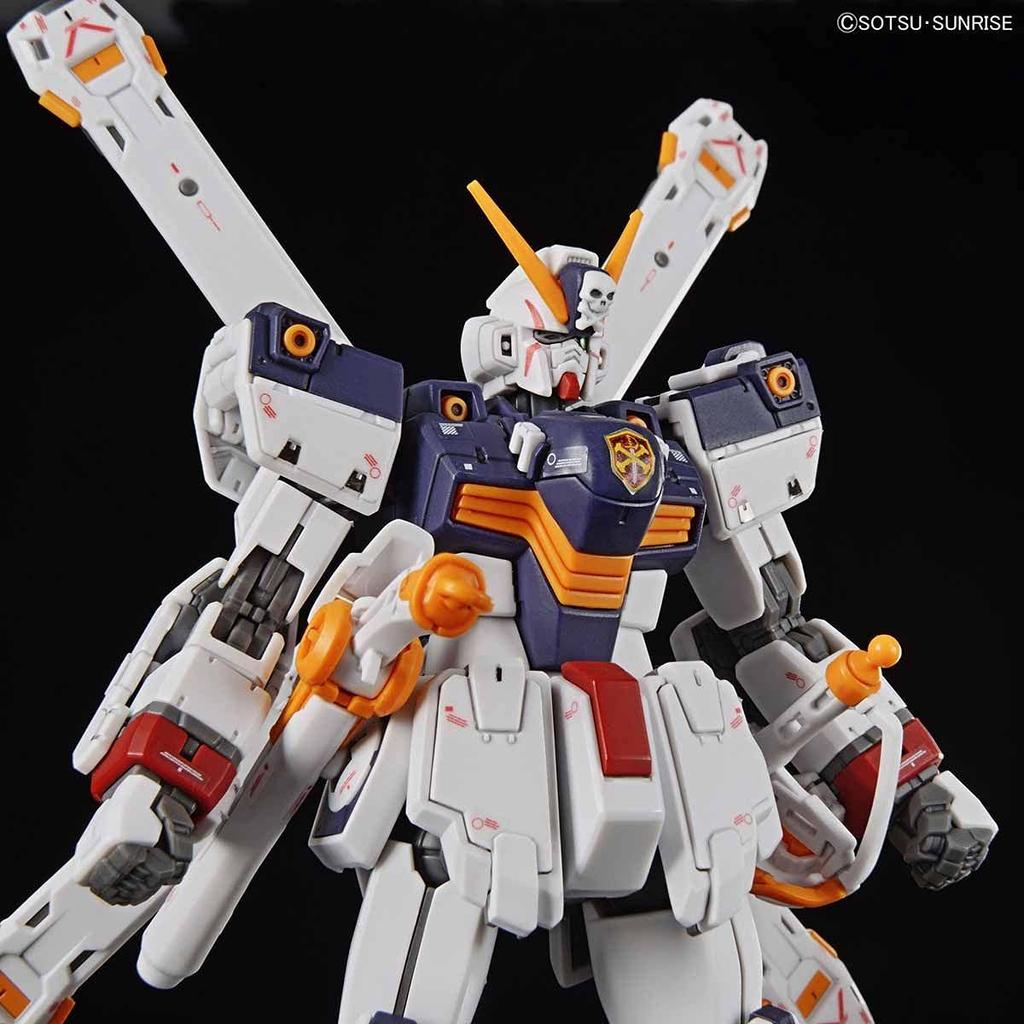 Пластиковая модель BANDAI SPIRITS RG Mobile Suit Crossbone Gundam X1 в масштабе 1/144 с цветовой кодировкой