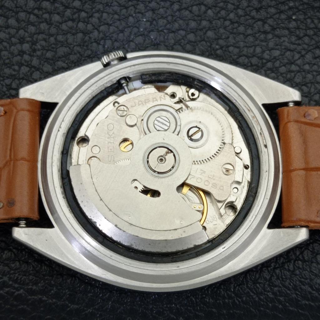 Seiko 5 ВИНТАЖНЫХ АВТОМАТИЧЕСКИХ ЯПОНСКИХ МУЖСКИХ ЧАСОВ 7009A БЕЛЫЙ ЦВЕТ ЦИФЕРБЛАТ a700554-5