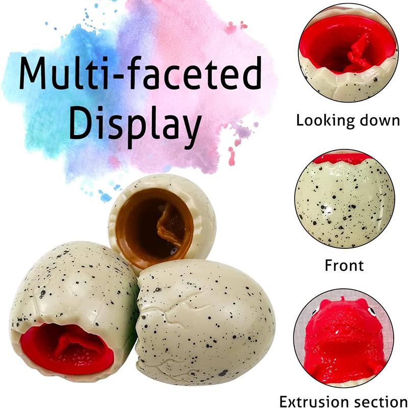 Милые яйца динозавра Игрушки-пищалки для снятия стресса Медленно восстанавливающие форму Игрушка-антистресс Сжимаемые шарики Для подарков на день рождения