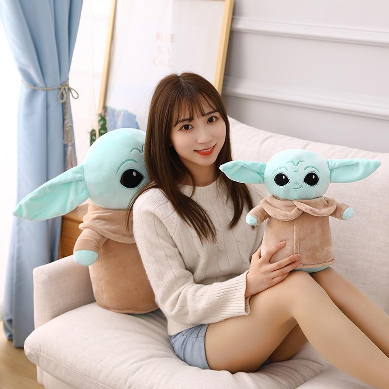 Baby Yoda Plush Toy Soft And Crystal Velvety Dragon Animal Figure 18cm 48cm Ideal For Ages 7-14