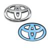 2026 New For Toyota Car Steering Wheel Decorative Stickers  Steering Wheel Logo Car Logo Sticker Label For Toyota Gazoo R Coroll