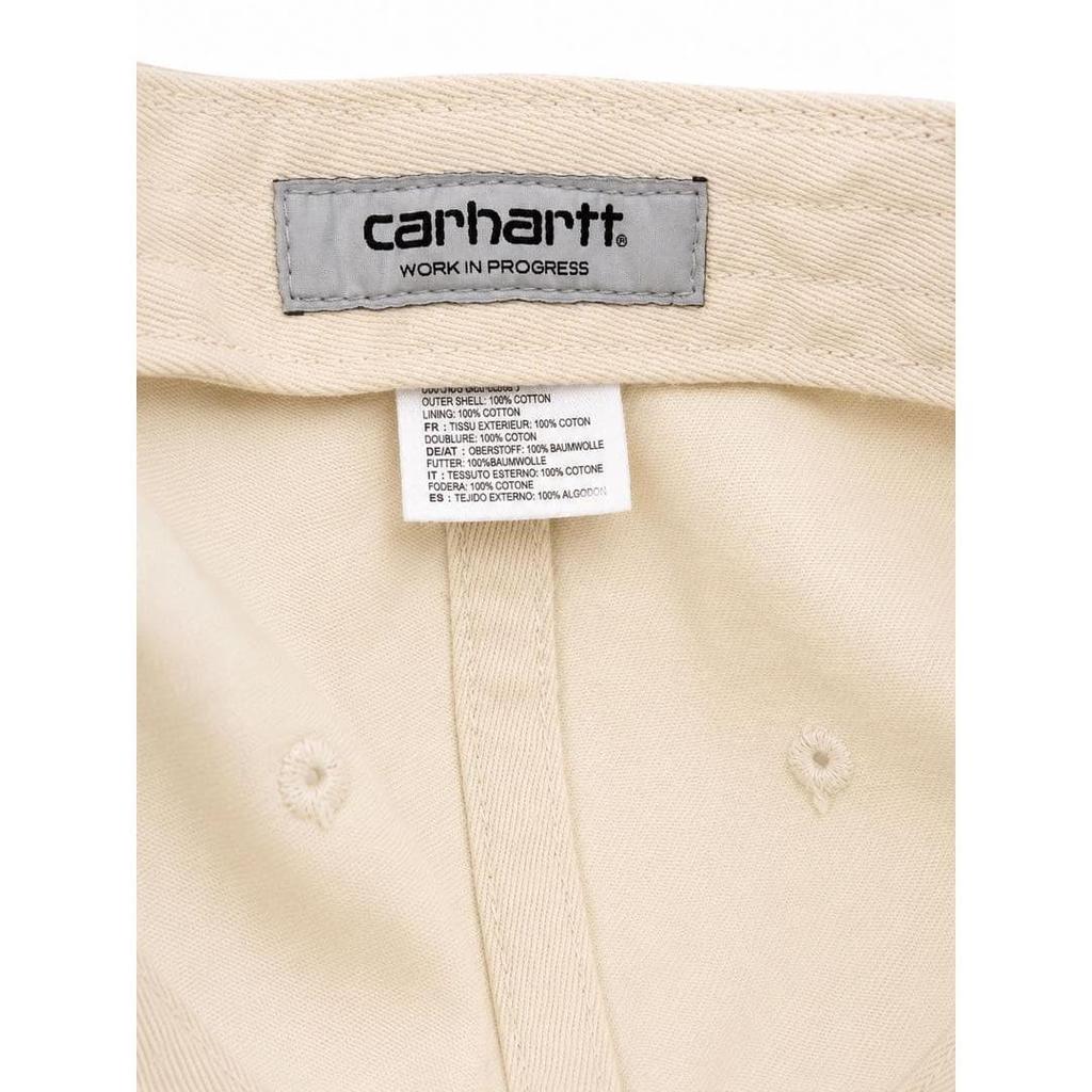 Б/у [Новая и неиспользованная] Кепка Carhartt WIP Бежевая Вышивка логотипа Хлопок