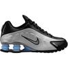(GS) Nike Shox R4 'Metallic Silver Black Psychic Blue' Kids' CW2626-004