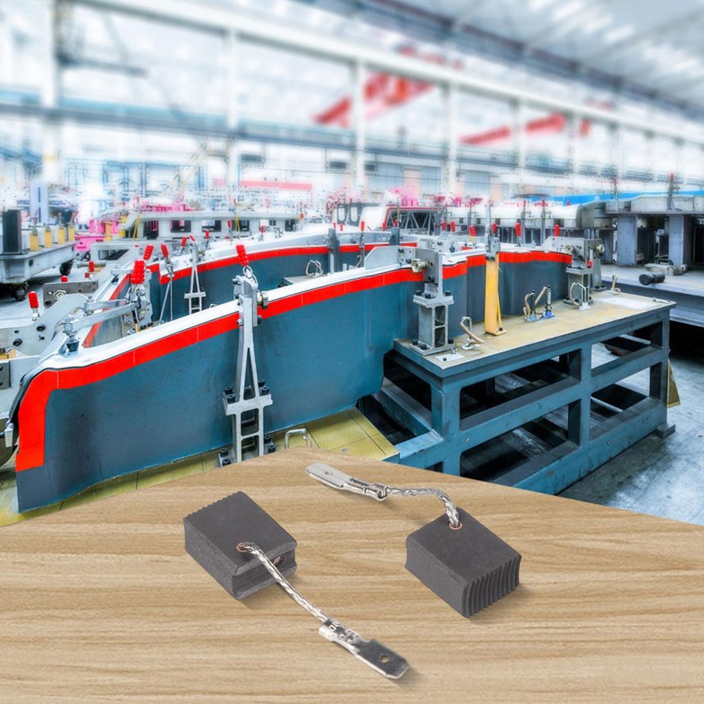 2 угольных щетки для моделей электроинструмента METABO WE17125 WE19180 WEPBA17125