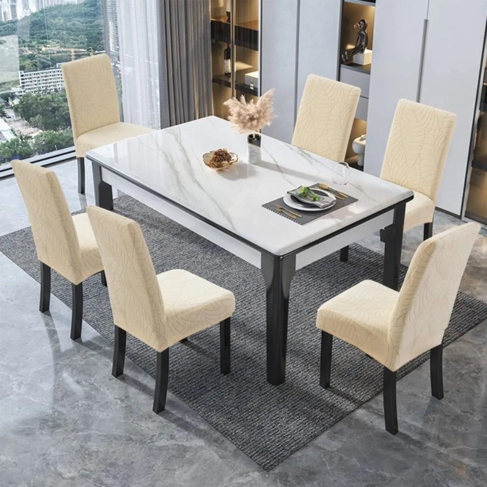 Elastic Spandex Waterproof Chair Cover Stretch Jacquard Stretch Chair Cover Hotel