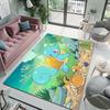 Pocket Monsters Squirtle Print Rug Carpet for Living Room Children Bedroom Mat Sofa Doormat Floor Rug Home Decor Anti Slip Mat