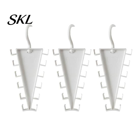Rotating Clothes Rack V Shaped Double-Sided Closet Organizer, 360 Degree Multi-Layer Vertical Hanger, with Bra And Accessory Organizer 12 Non-Slip