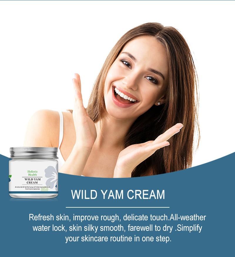 Крем с диким ямсомОрганический для гормонального баланса Женский органический крем с корнем дикого ямсадля всех типов кожи