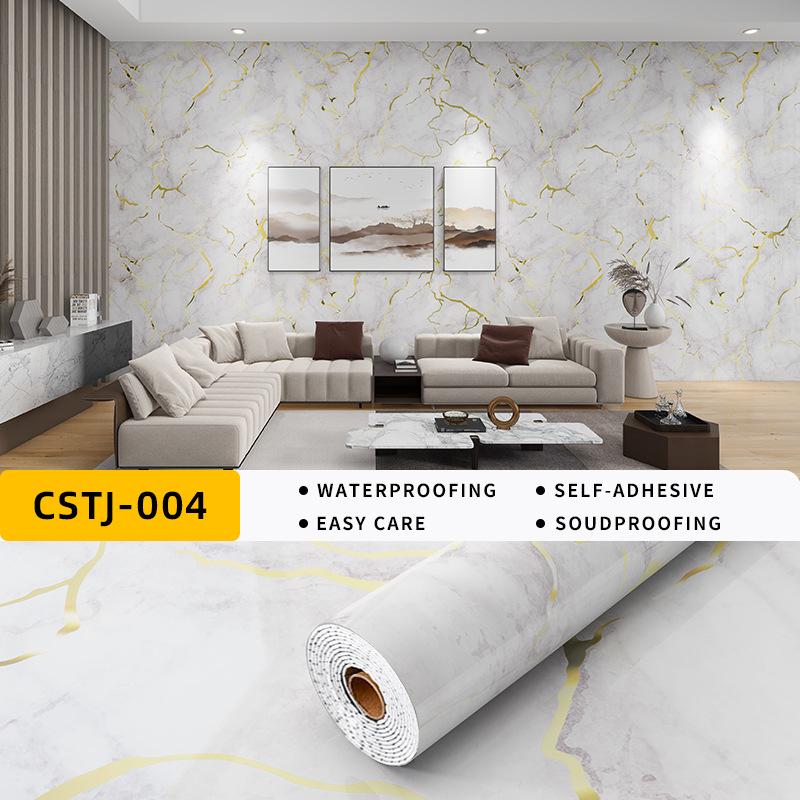 Самоклеящаяся водостойкая мраморная плитка Наклейка на стену для ТВ-фона и декора