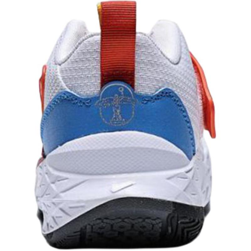 Nike Кроссовки для детей и подростков Team Hustle D 12, износостойкие, низкие, lifestyle, Белый/Красный, Подростковые кроссовки IM3382-111