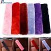 2pcs Car Seat Belt Cover Fluffy Auto Seatbelt Safety Belt Soft Plush Shoulder Pad Protector Adults Kids Car Interior Accessories