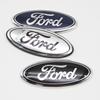 AJK1 17.5cm Car Front Rear Badge Emblem Replacement For Ford Edge Escape Fiesta Transit Ranger Roush Fusion Focus Tuning Accessory