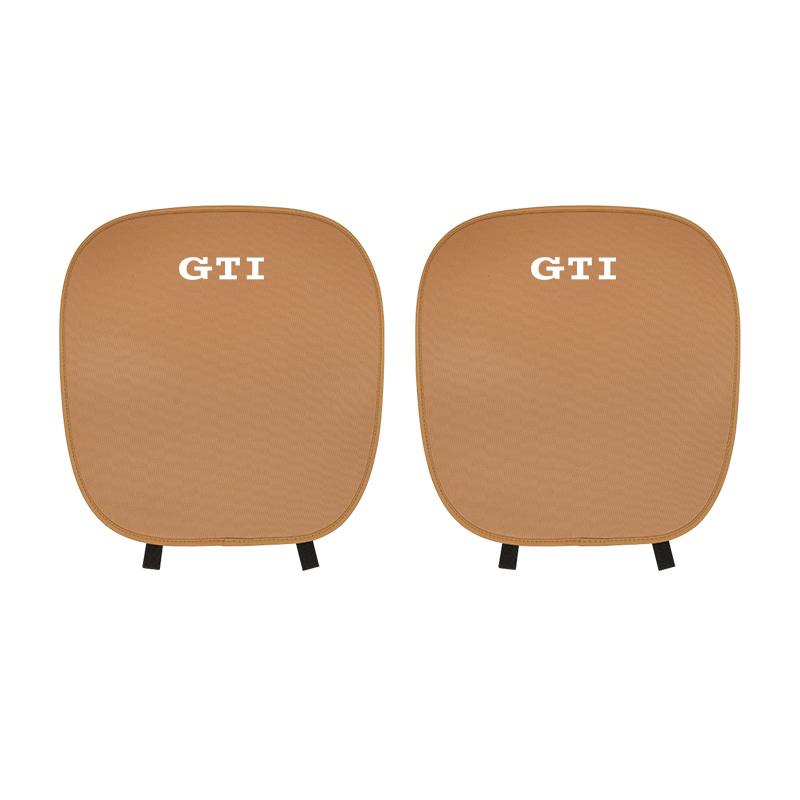 Car Seat Cushion Cover Breathable Ice Silk Soft Mats For VW GTI Polo Golf Passat Tiguan Arteon Touareg CC Taigo Jetta Tire Valve