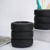 1PC Funny Tire Shaped Office Desk Pen Holder - Plastic, Office Decoration Accessories and Stationery Gifts