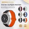Магнитный силиконовый ремешок Samsung Watch7 для Huawei 22 мм - Петля Armor Warrior с плоской головкой