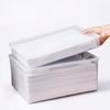 Пластиковый ящик для хранения офисных принадлежностей Большая вместимость Прозрачный чехол для хранения бумаги формата А4 Настольная организация хранения