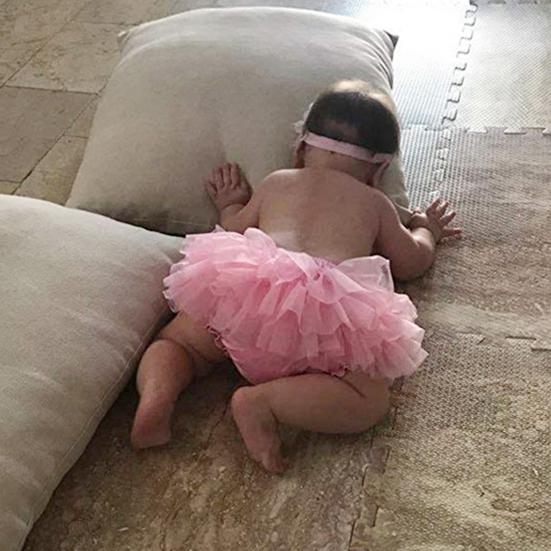 Unique Baby Girls Tutu Skirt Bowknot Design Stretchy Elastic Waist