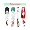 Rumi Mira Zoey Boys Cosplay Wig KPOP Demon Hunters Cosplay Huntrix Saja Boys Baby Idol Wig Halloween Party Props Free Wig Cap