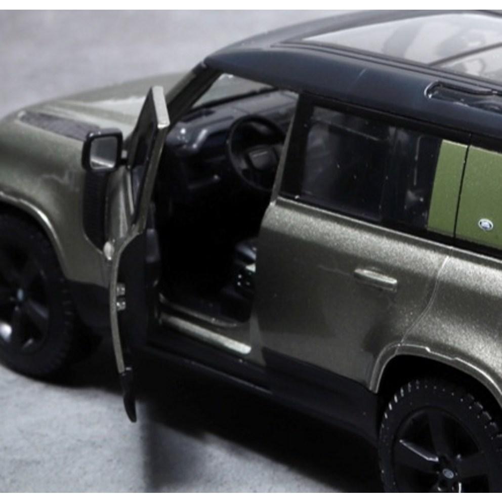 Bburago 1:24 Land Rover Defender 2022 SUV Diecast Model Car, Green