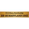 PIT-ROAD 1/700 Skywave Series US Navy Battleship BB-46 Maryland 1945 (with Flag and Ship Name Plate Etching Parts) Plastic Model Kit W199NH (Ship)