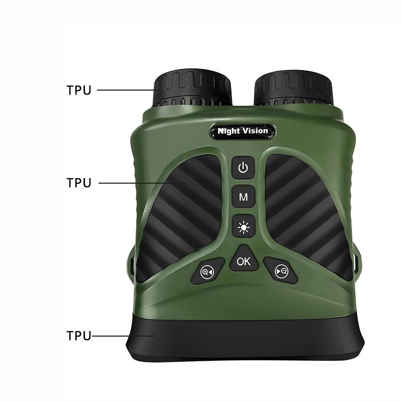 Portable HD Binoculars with Infrared Night Vision for Birdwatching and Outdoor Recording