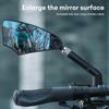 Bicycle Rearview Mirror Outdoor Cycling Anti-glare Mirror 360 Degree Adjustable Handlebar Rear View Mirror Universal Bike Mirror