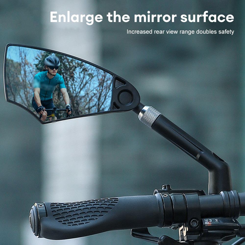 Bicycle Rearview Mirror Outdoor Cycling Anti-glare Mirror 360 Degree Adjustable Handlebar Rear View Mirror Universal Bike Mirror