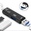 5-в-1 Многофункциональный USB 2.0 Type C / USB / Micro USB / TF / SD Картридер OTG USB-ридер Адаптер для карт Аксессуары для мобильных телефонов