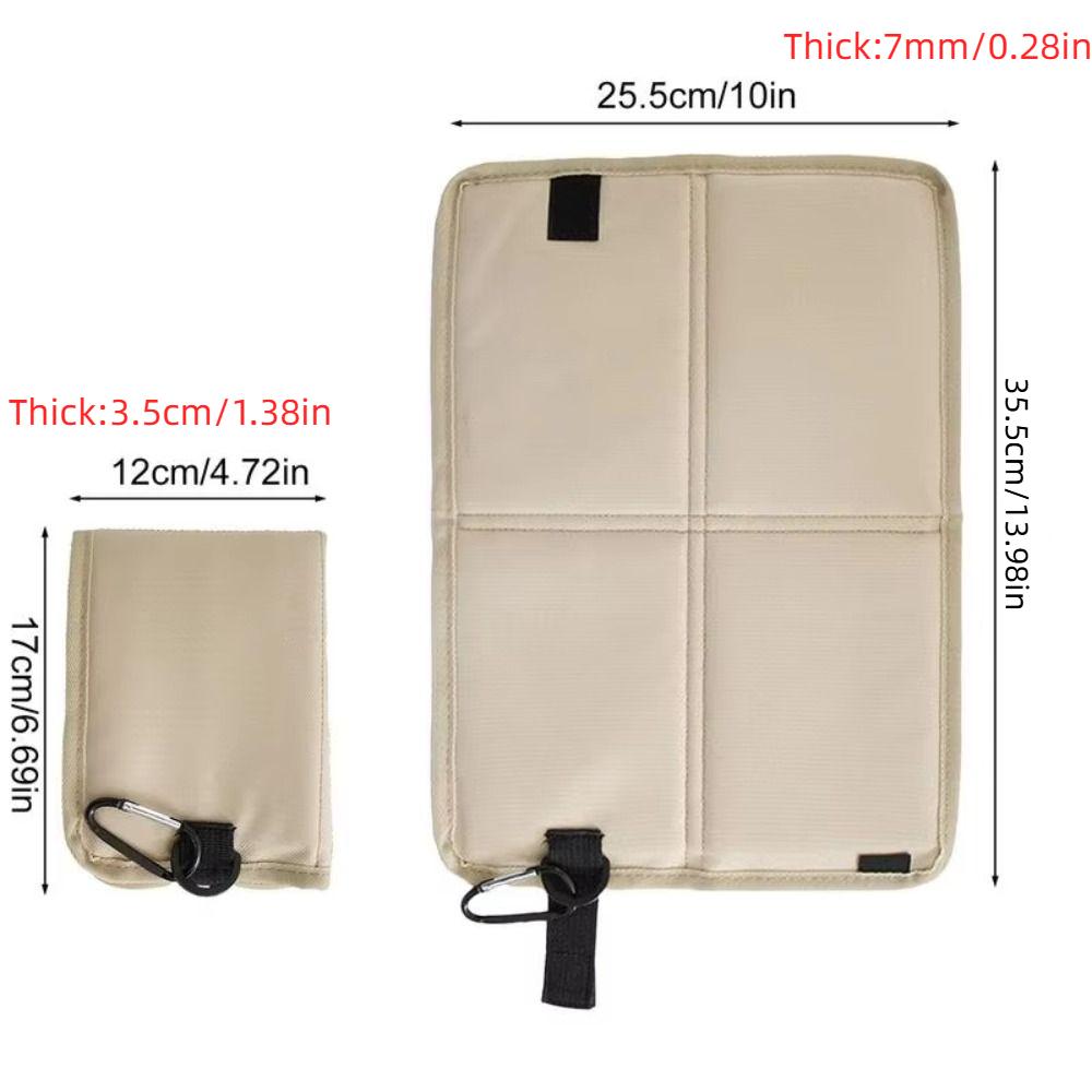 with Carabiner Folding Sitting Mat Durable Beach Chair Cushion Foldable Seat Cushion Hiking
