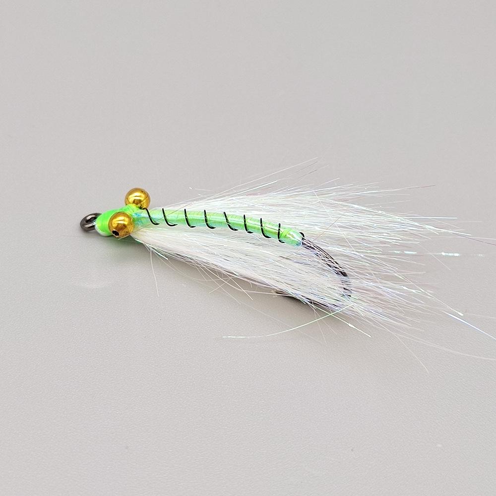 БЛФ Безумный Чарли Приманка для нахлыстовой рыбалки: Окунь, Голавль, Тилапия и другие - Стримерный крючок.