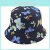 Stylish Fisherman Hat For Women In Korean Chic Style Spring Summer Sun Protection Butterfly Print Bucket