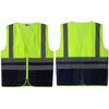 Светоотражающий сетчатый жилет для мужчин и женщин, жилет унисекс с высокой видимостью, дневной и ночной Предупреждающий защитный топ на бретелях, рабочая одежда