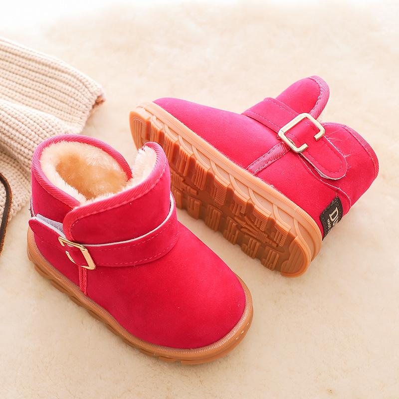 Зимние новые детские зимние сапоги водонепроницаемые короткие сапоги