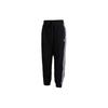 Neo Brand Logo Vertical Stripe Loose Sports Pants Men Bottoms Black HN8738